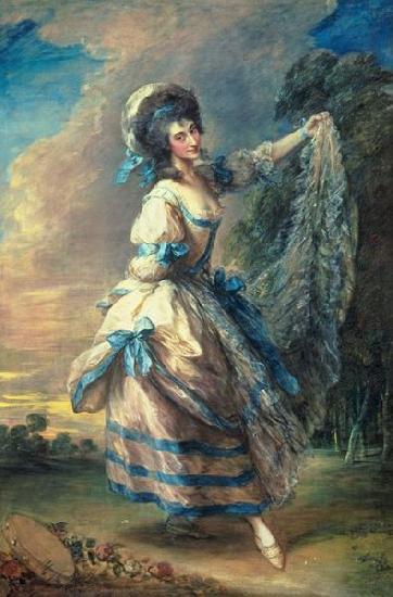 Thomas Gainsborough Portrait of Giovanna Baccelli China oil painting art